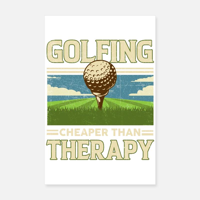 le golf Poster 20 x 30 cm
