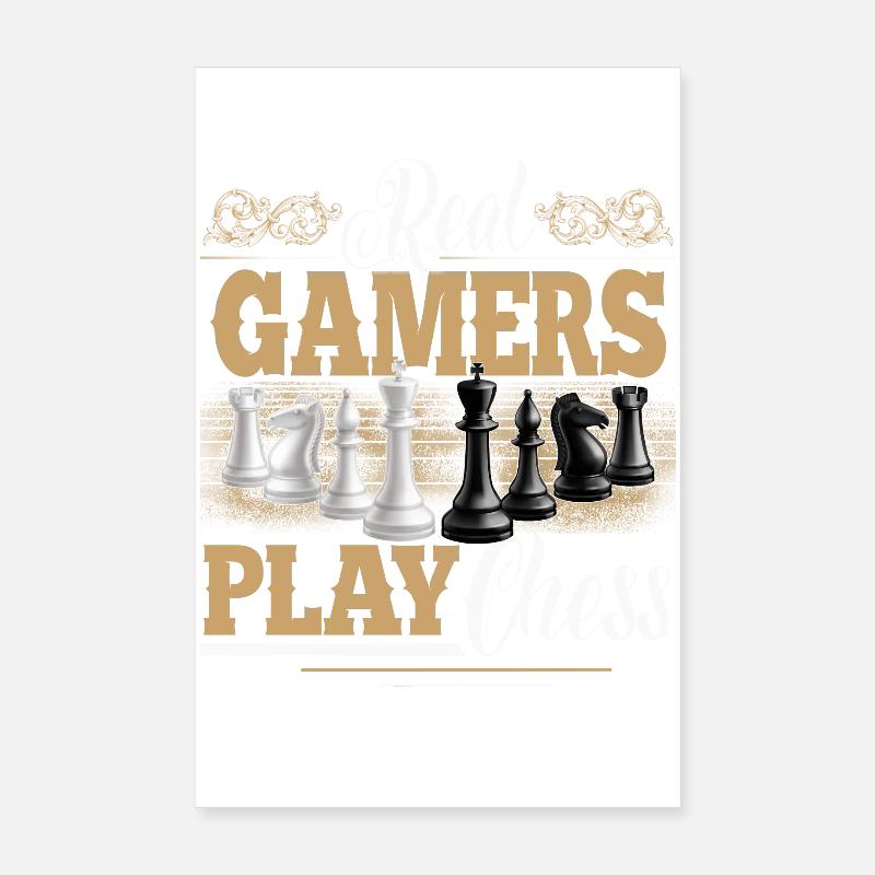 Chess Poster 8" x 12" (20x30 cm)