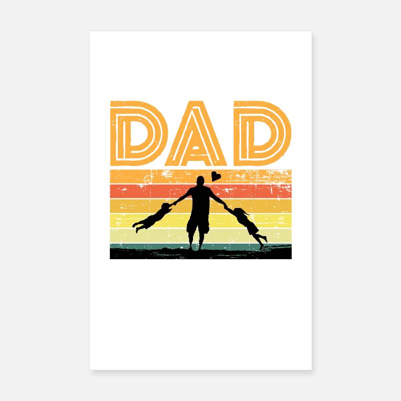 Papa Vater Poster 20x30 cm