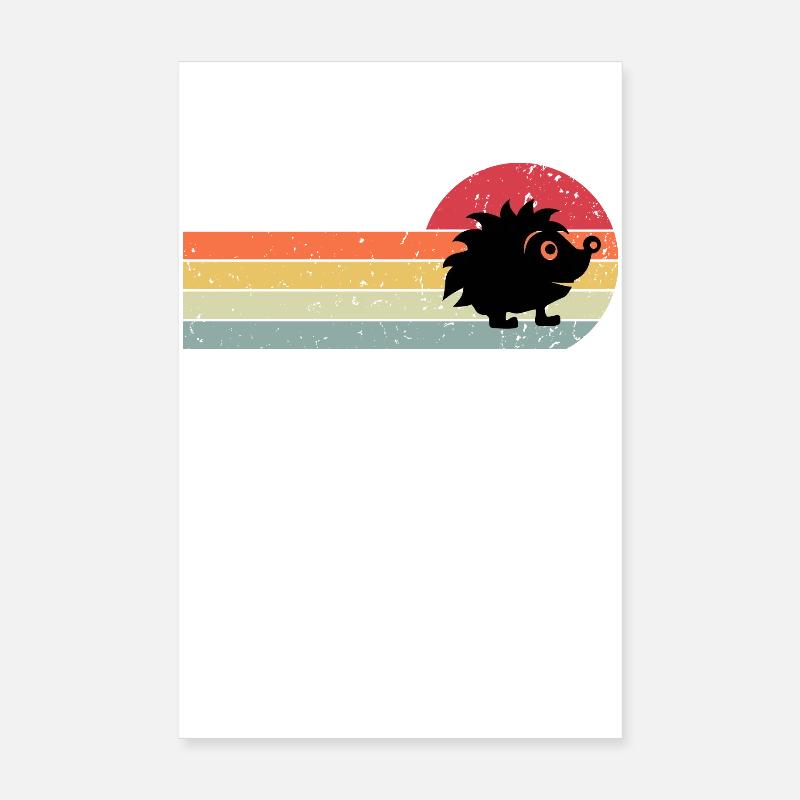 Hérisson Poster 20 x 30 cm