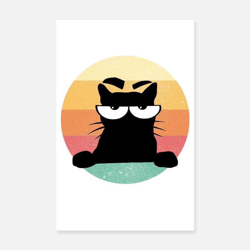 Chat Pas de chat bouc Poster 20 x 30 cm