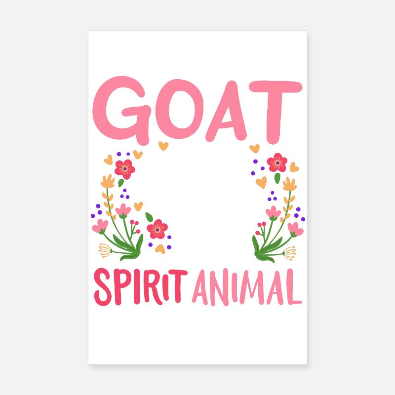 Goat goat keeper goat herder Poster 8" x 12" (20x30 cm)