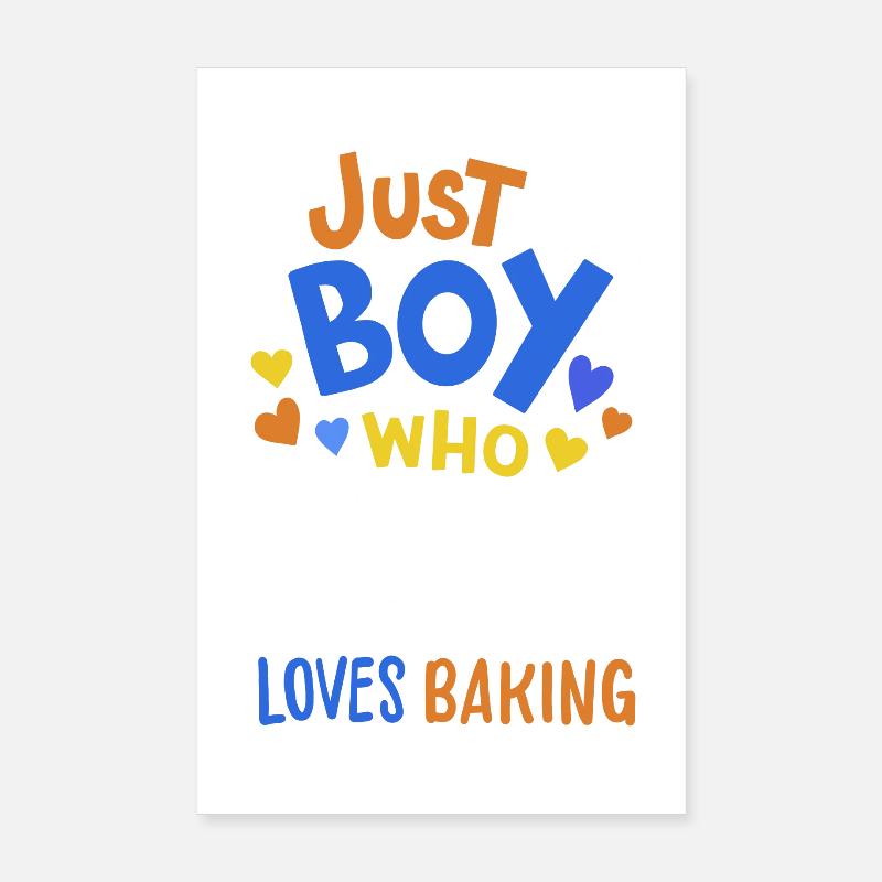 Backen Bäcker Hobbybäcker Poster 20x30 cm