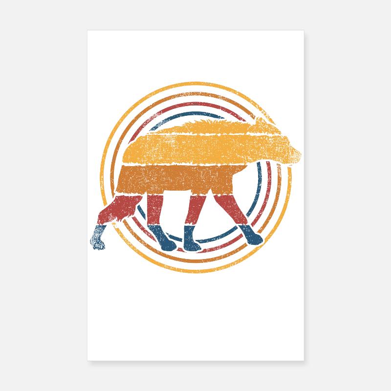 Hyäne Hyänen Poster 20x30 cm
