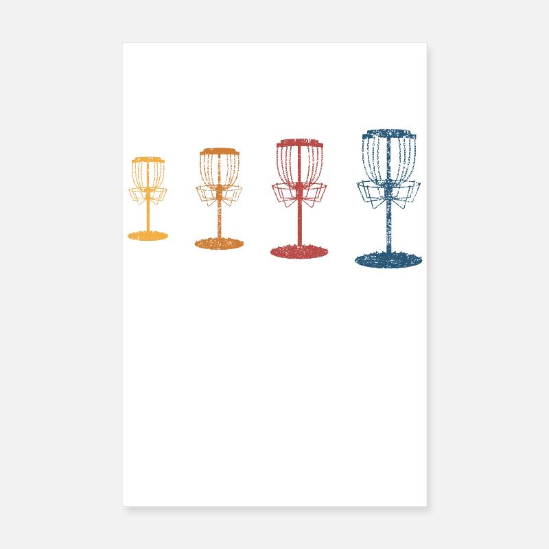 Discgolf Discgolfer Poster 20x30 cm