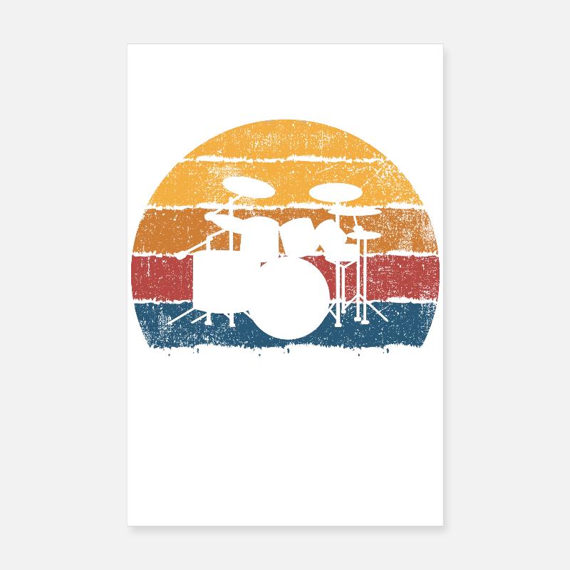 Schlagzeug Schlagzeuger Poster 20x30 cm
