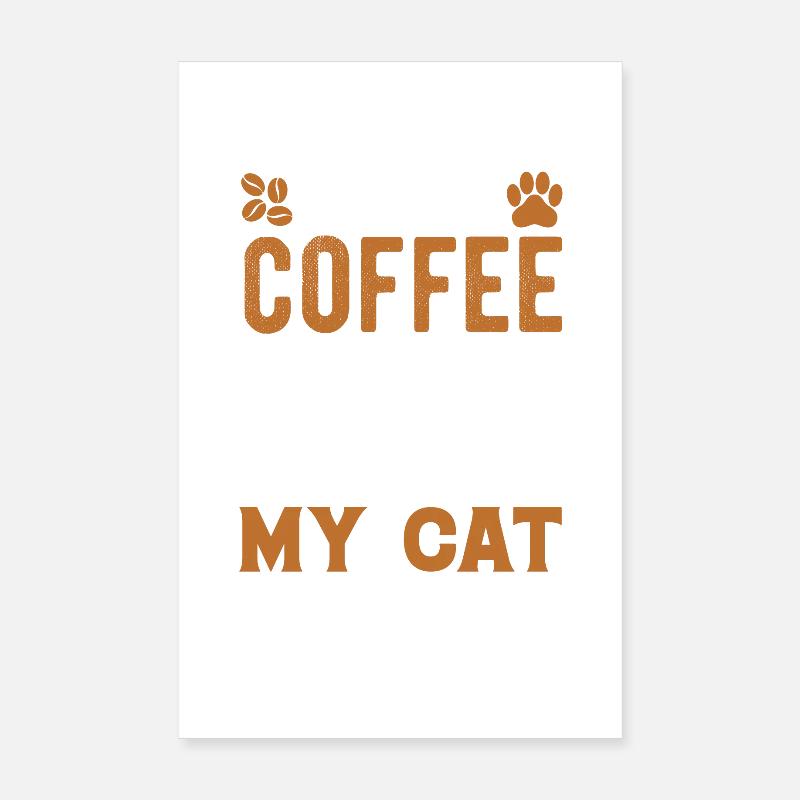 Funny Coffee Quote For Coffee Lovers I Like Coffee Poster 8" x 12" (20x30 cm)