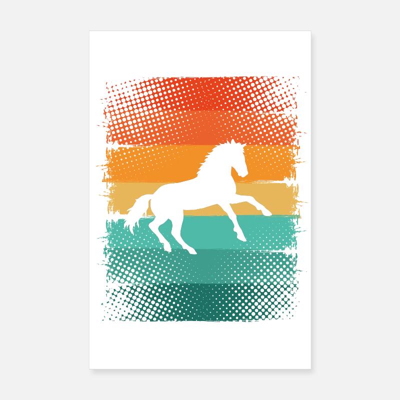 Cheval Poster 20 x 30 cm