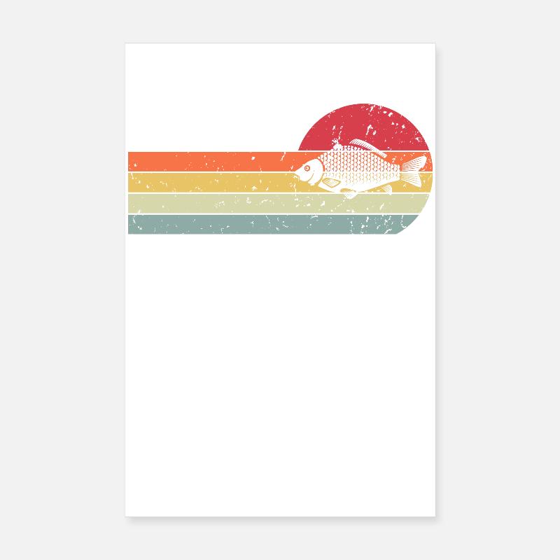 Carp Poster 8" x 12" (20x30 cm)