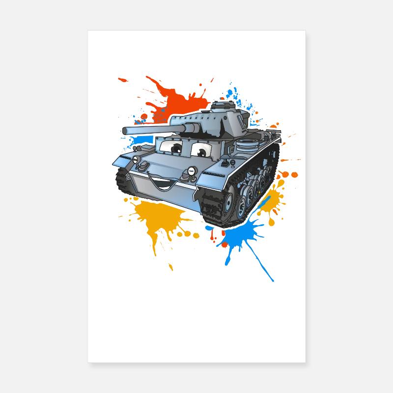 Panzer Poster 20x30 cm