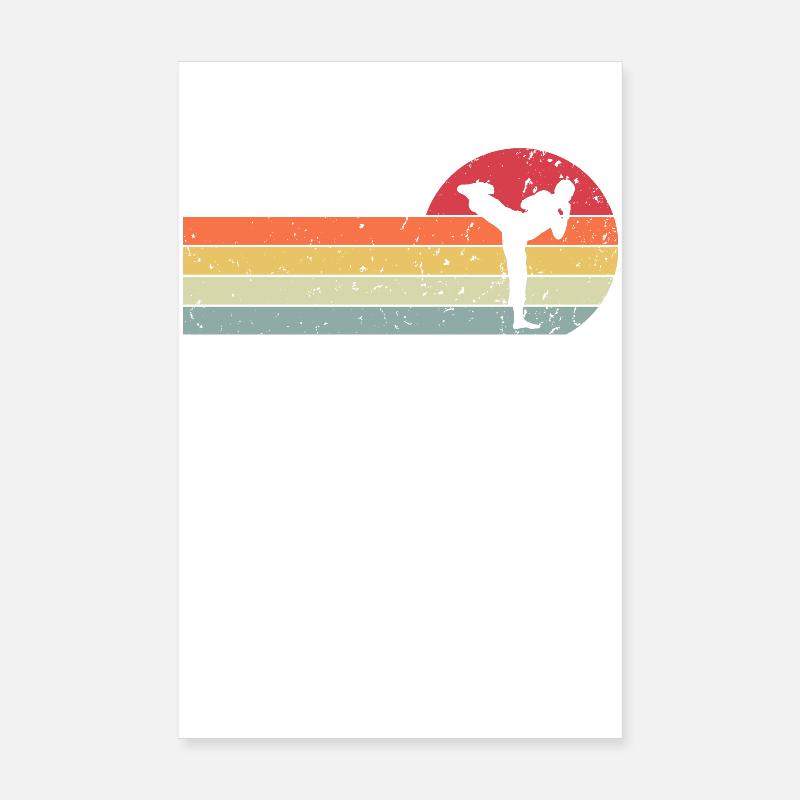 Karate Poster 20x30 cm