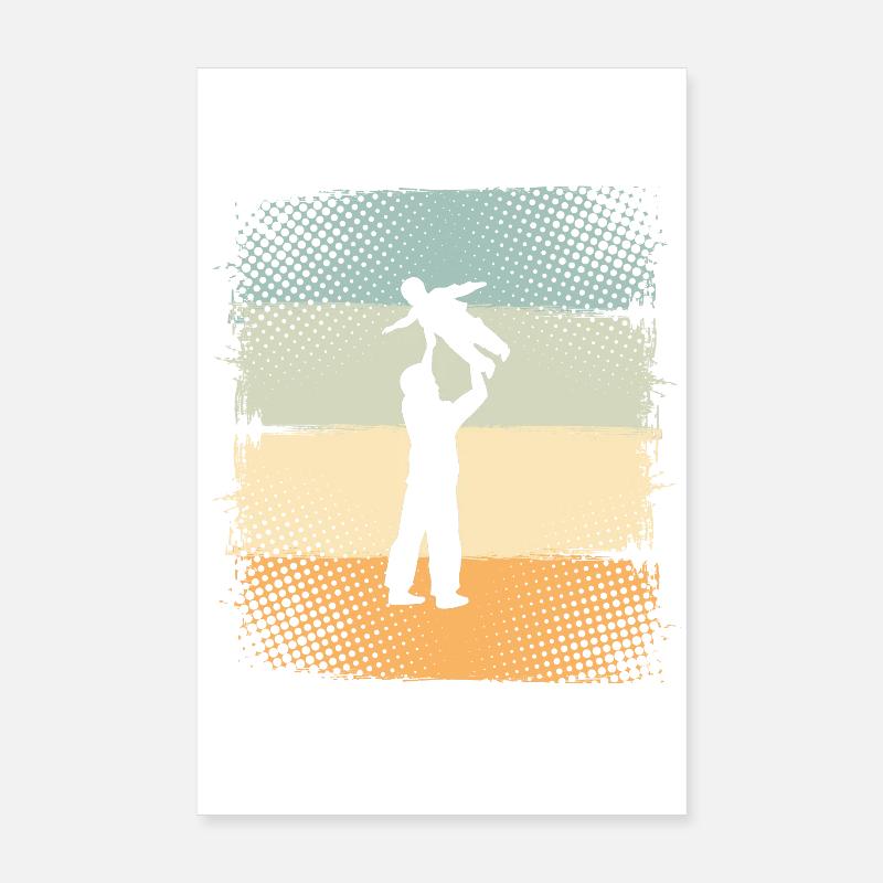 Father and Son Poster 8" x 12" (20x30 cm)
