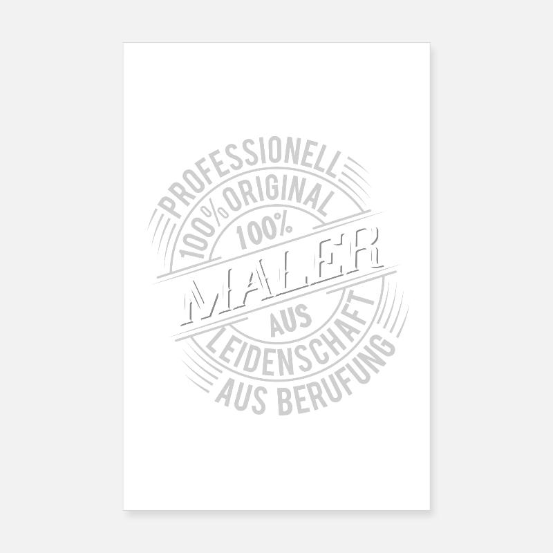 Maler Poster 20x30 cm