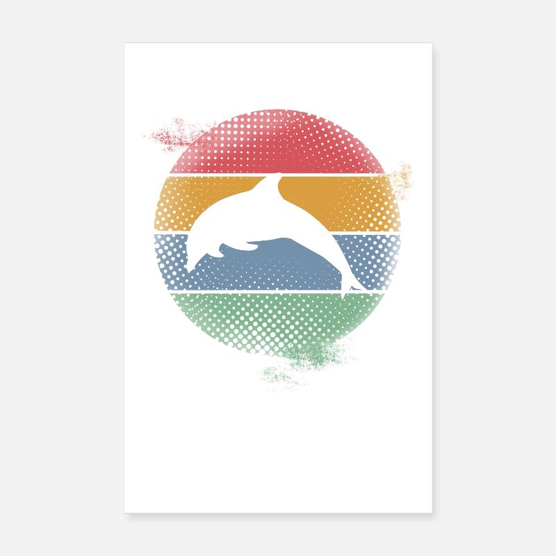 Dauphin Poster 20 x 30 cm