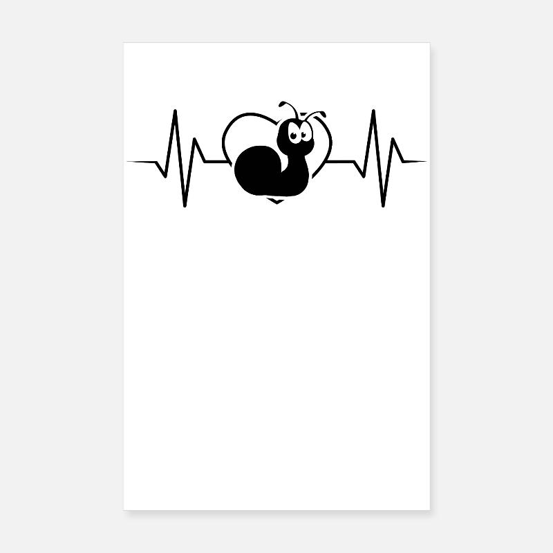Snail Poster 8" x 12" (20x30 cm)