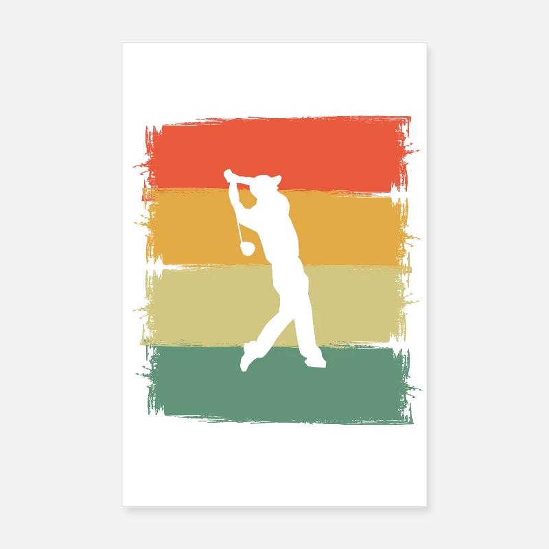 Golfeur de golf Poster 20 x 30 cm