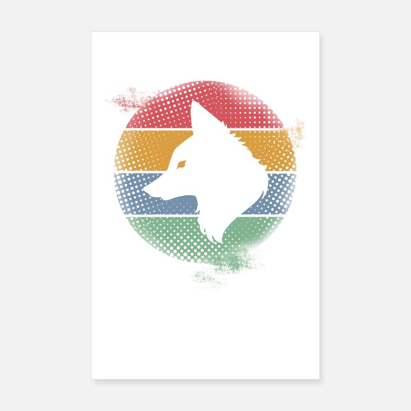 Fox Poster 8" x 12" (20x30 cm)