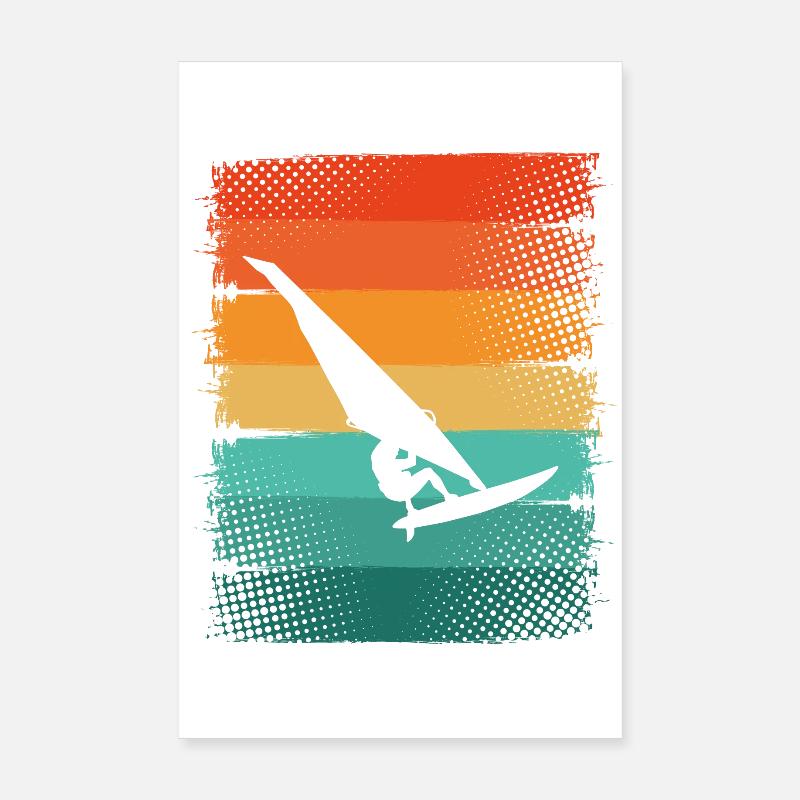 Planche à voile Poster 20 x 30 cm