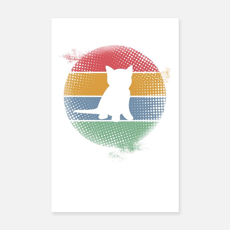 Chat Poster 20 x 30 cm