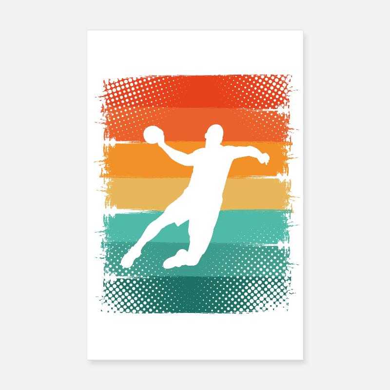 Handball Poster 20x30 cm