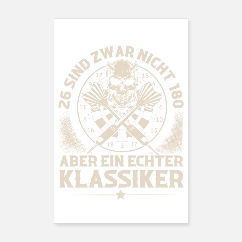 Dart Darten Darts Poster 20x30 cm