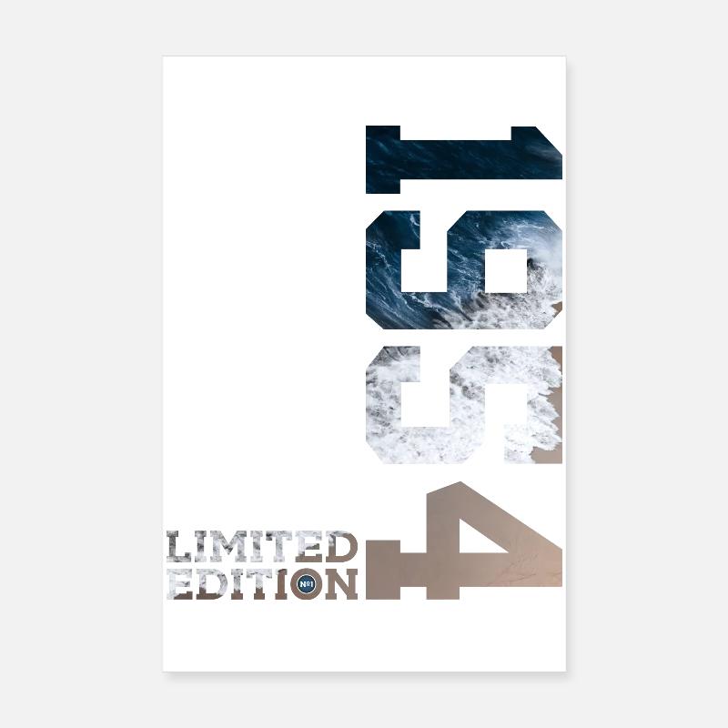 72E ANNIVERSAIRE ÉDITION LIMITÉE 1954 Poster 20 x 30 cm