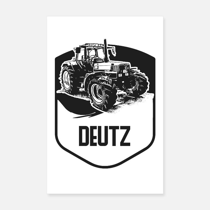 Deutz Traktor Wappen Poster 20x30 cm