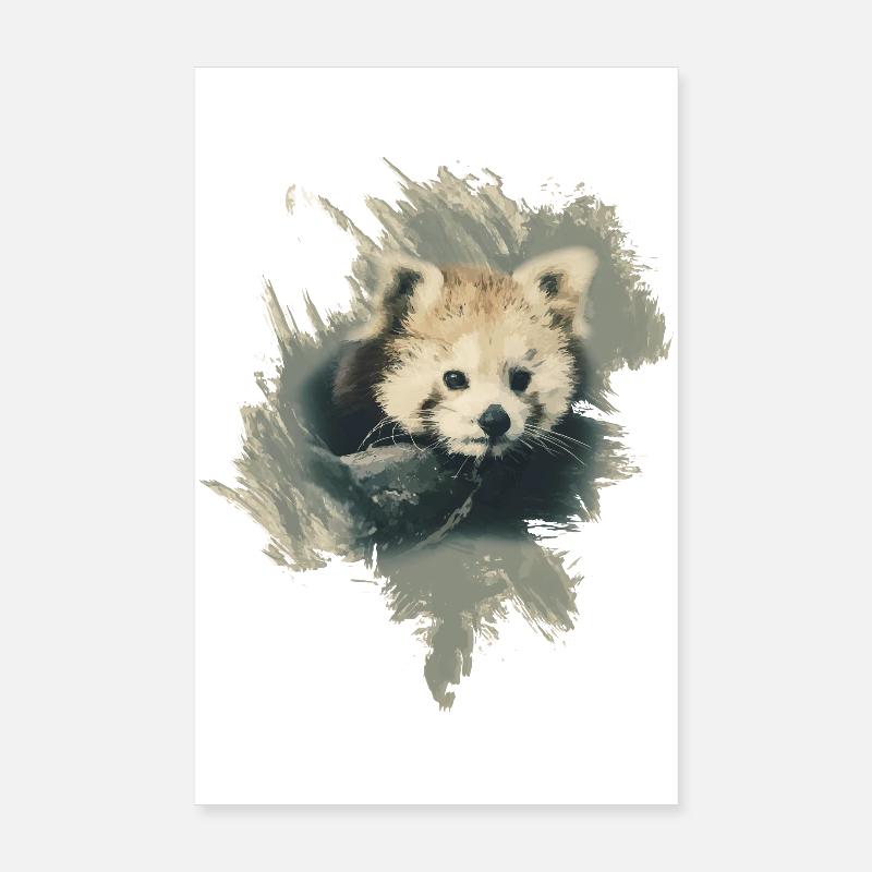 Roter Panda Poster 20x30 cm
