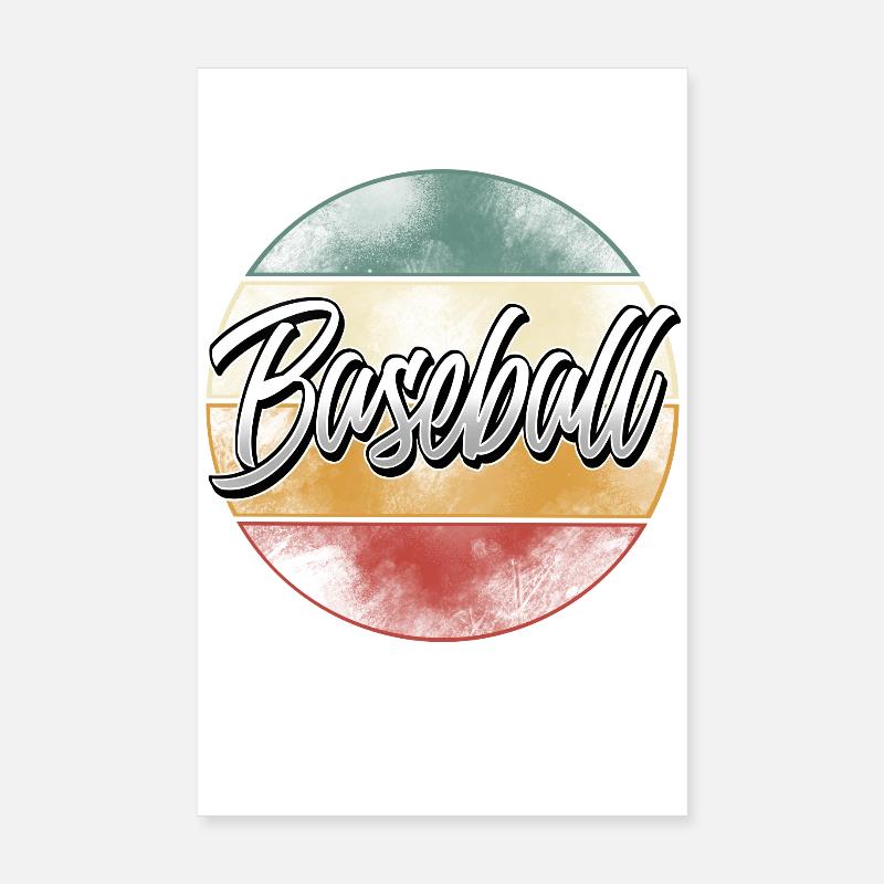Base-ball Poster 20 x 30 cm