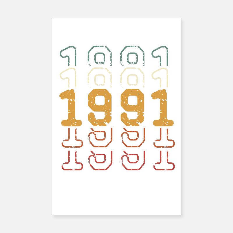 1991 Poster 20 x 30 cm