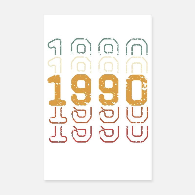 1990 Poster 20x30 cm
