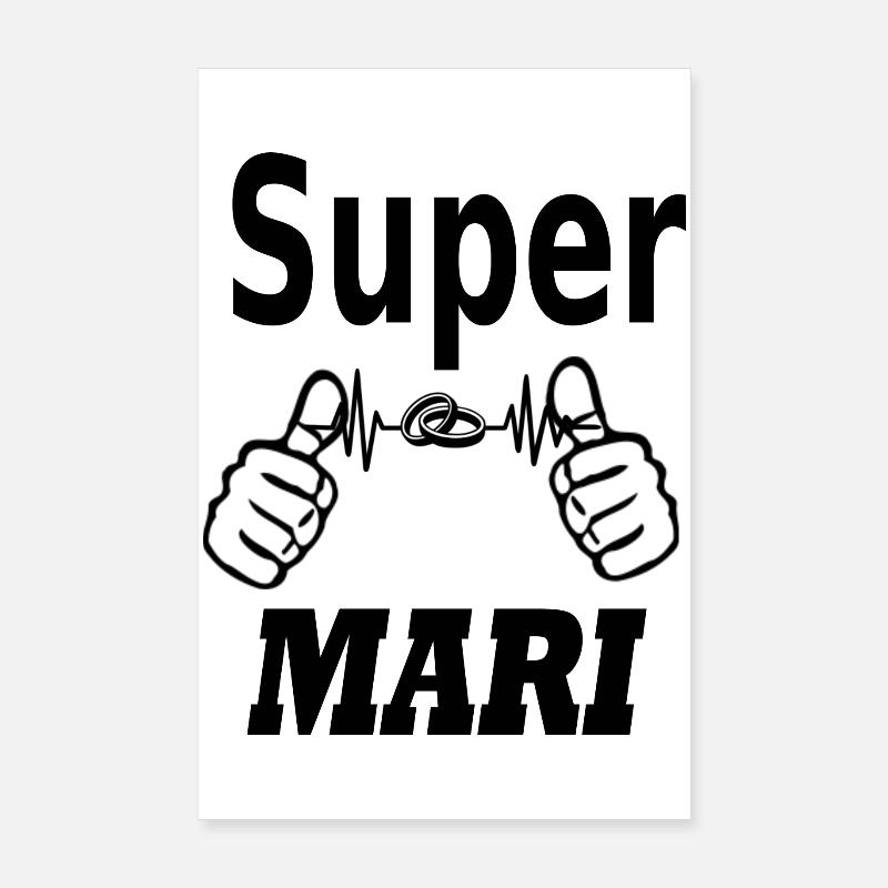 SUPER MARI Poster 20 x 30 cm