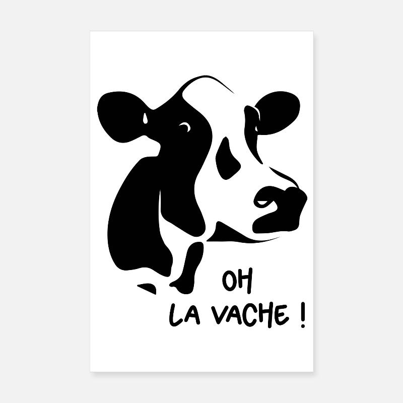 Oh La Vache Poster 20 x 30 cm