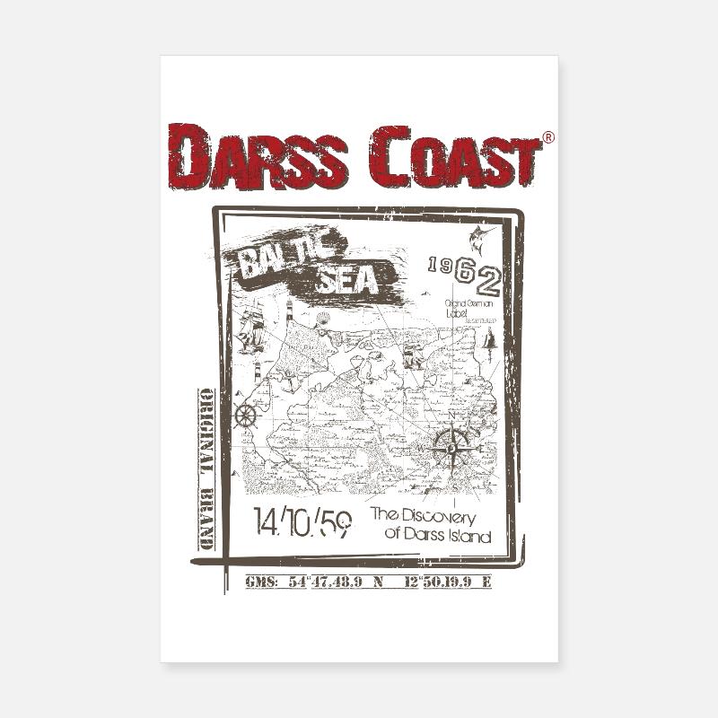 Darss Coast - Dein Statement für den Darß Poster 20x30 cm