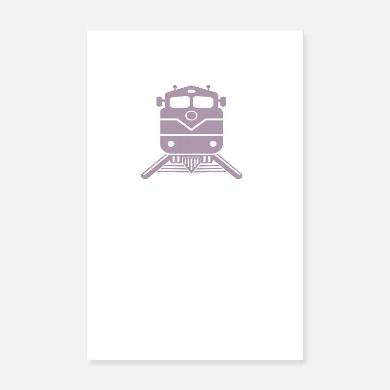 Conception du conducteur de train Poster 20 x 30 cm