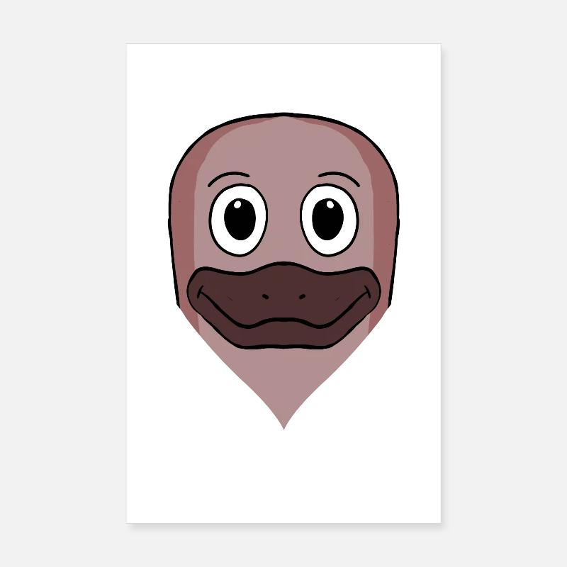 Ornithorynque Poster 20 x 30 cm