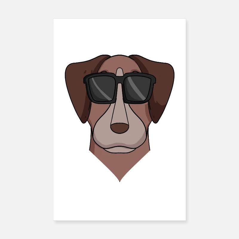 Pointer Dog Dog Poster 8" x 12" (20x30 cm)