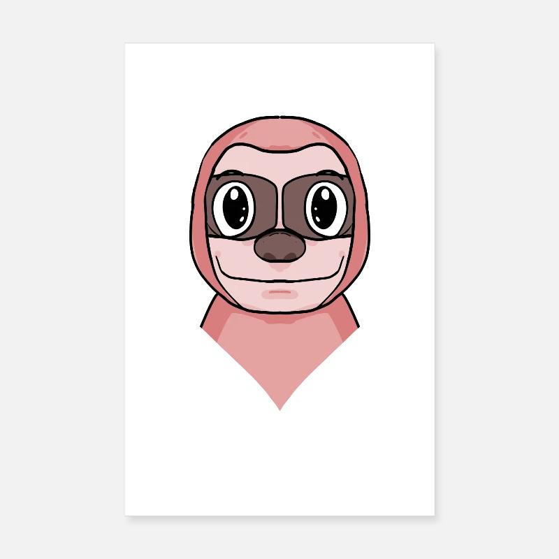 Faultier Poster 20x30 cm