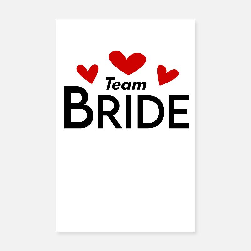 Célébration de mariage de mariage de l’équipe Poster 20 x 30 cm