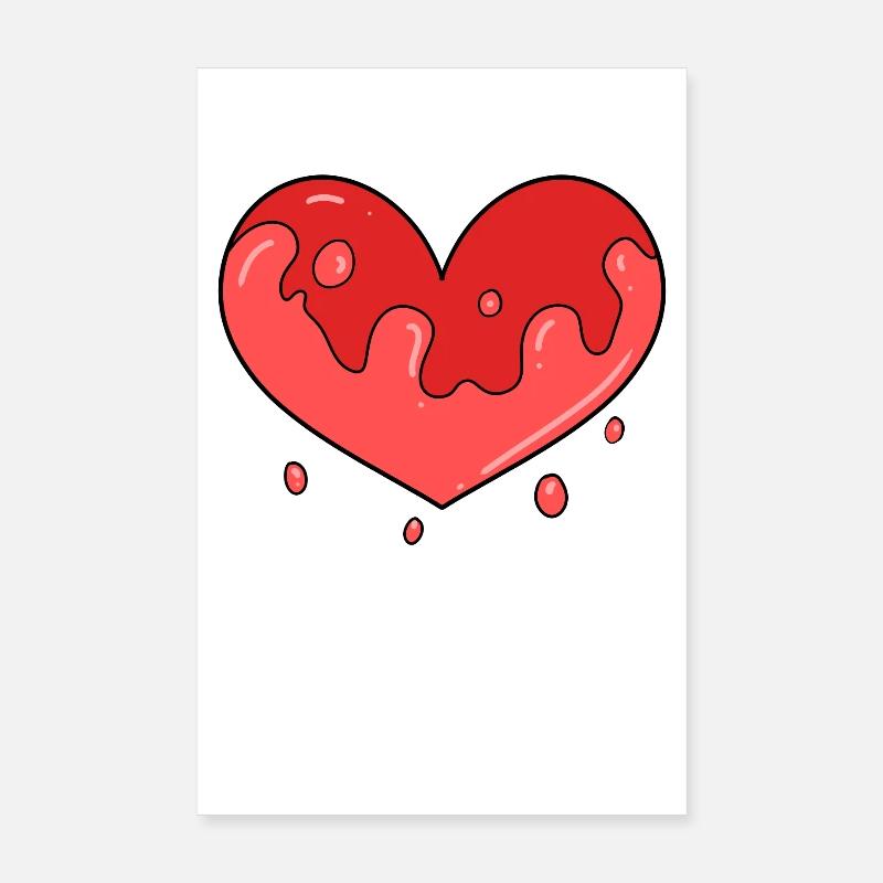 Sang de cœur Poster 20 x 30 cm