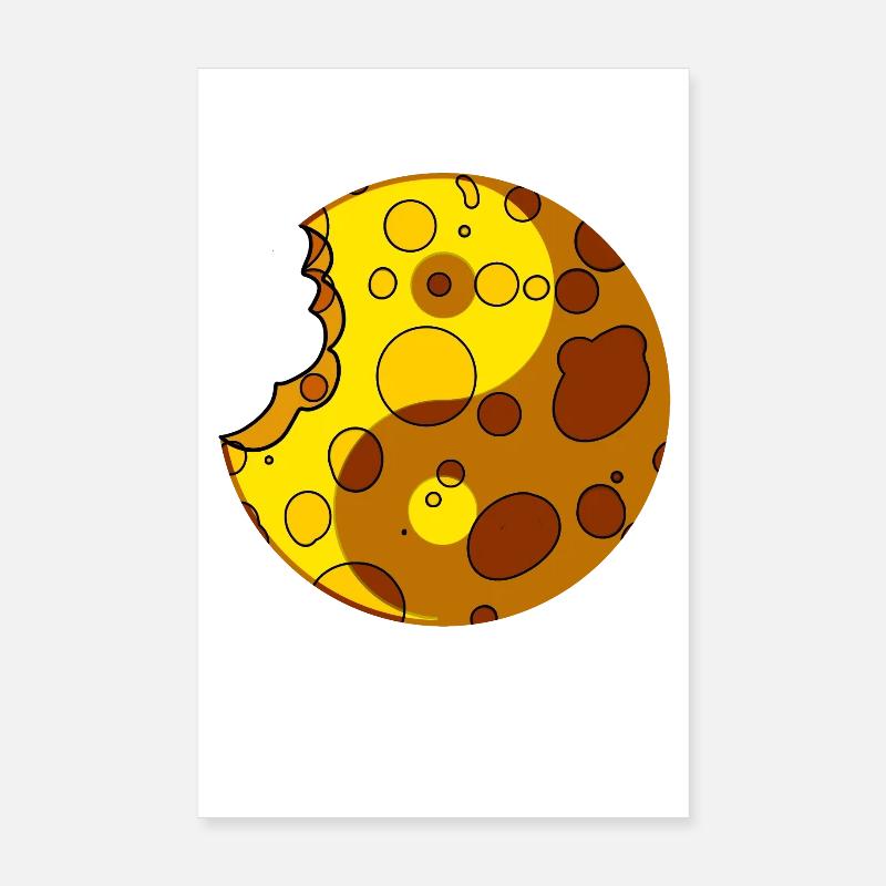 Fromage Yin Yang Poster 20 x 30 cm
