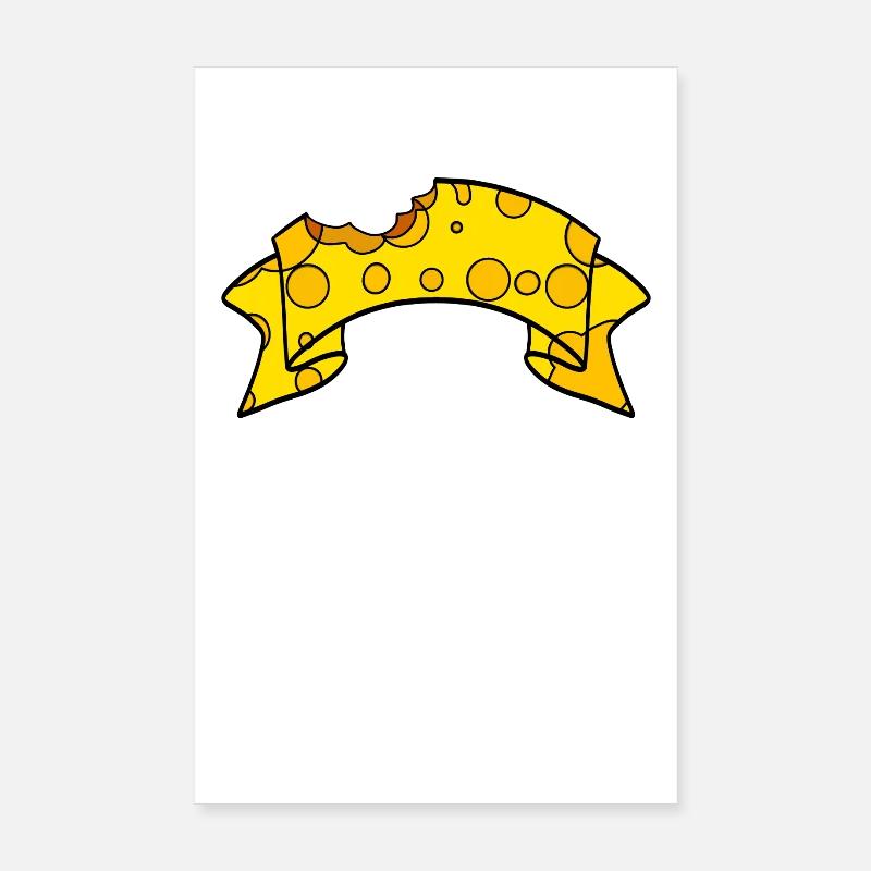 Cheese banners Poster 8" x 12" (20x30 cm)