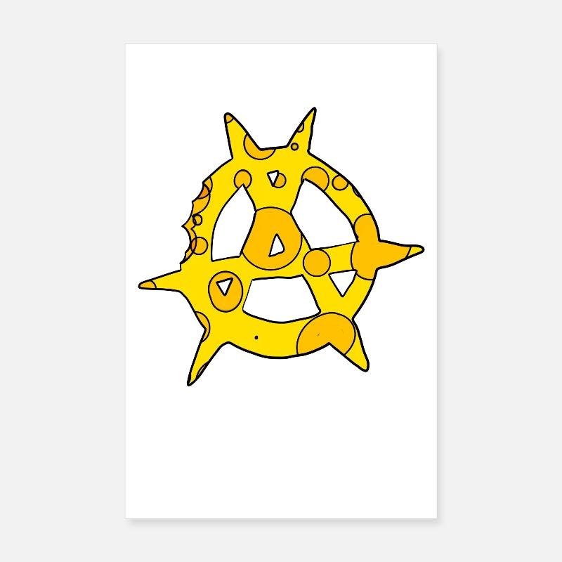Fromage symbole de l’anarchie Poster 20 x 30 cm