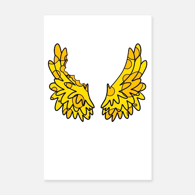 Cheese Wings Poster 8" x 12" (20x30 cm)