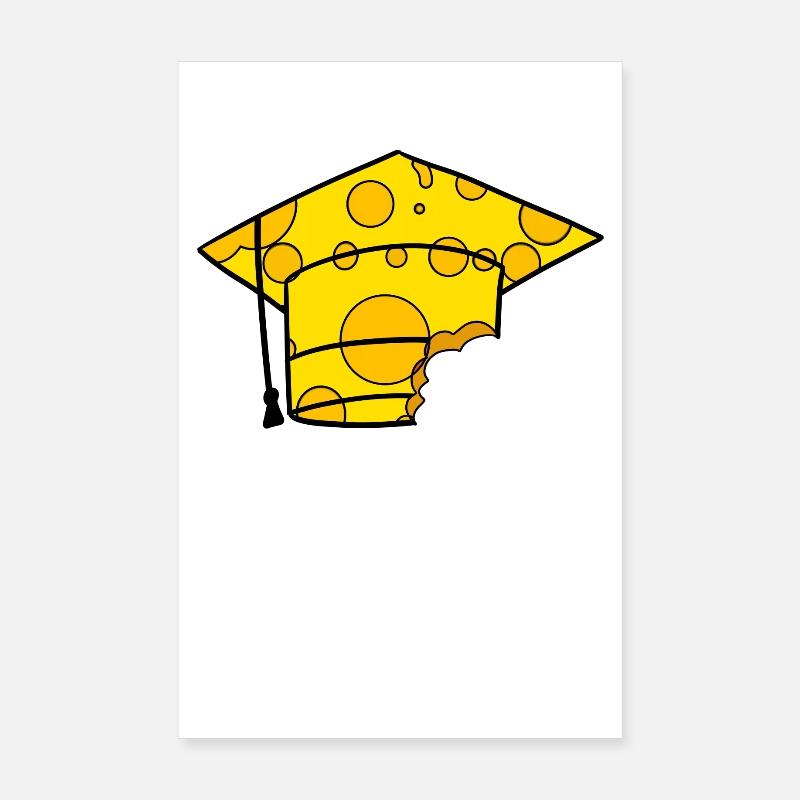 Casquette de diplômé Poster 20 x 30 cm