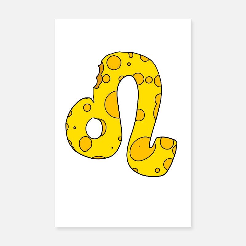 Sternzeichen Löwe Poster 20x30 cm