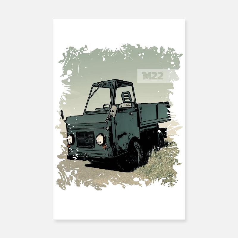 Multicar M22 Poster 20x30 cm