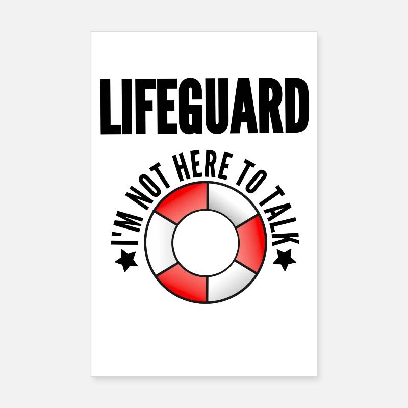 SAUVETEUR - Rettungsschwimmer Poster 20 x 30 cm