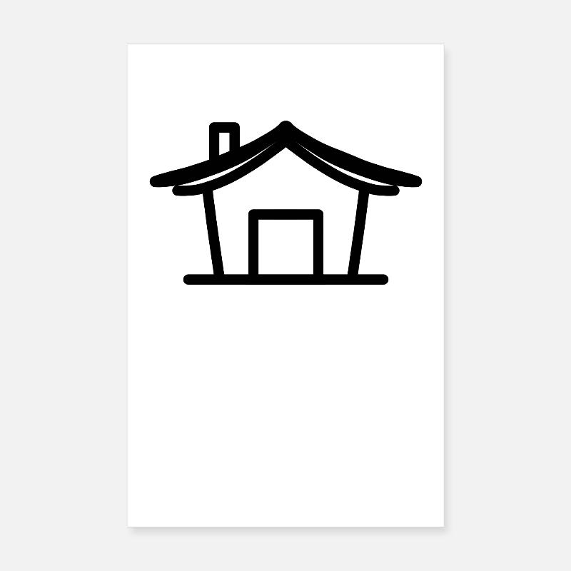 House Poster 8" x 12" (20x30 cm)