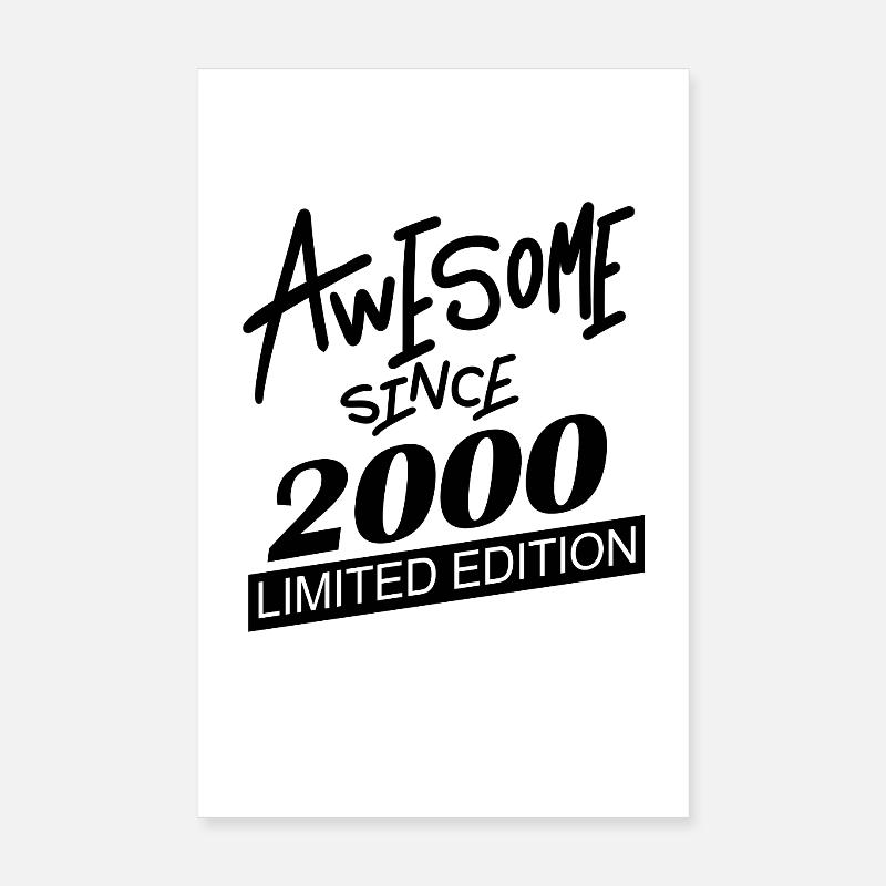 Fantastisch seit 2000 Poster 20x30 cm
